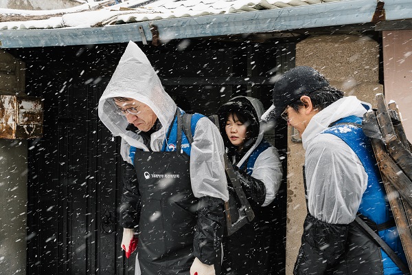 행복공감봉사단 일흔 세 번째 나눔 활동 모습